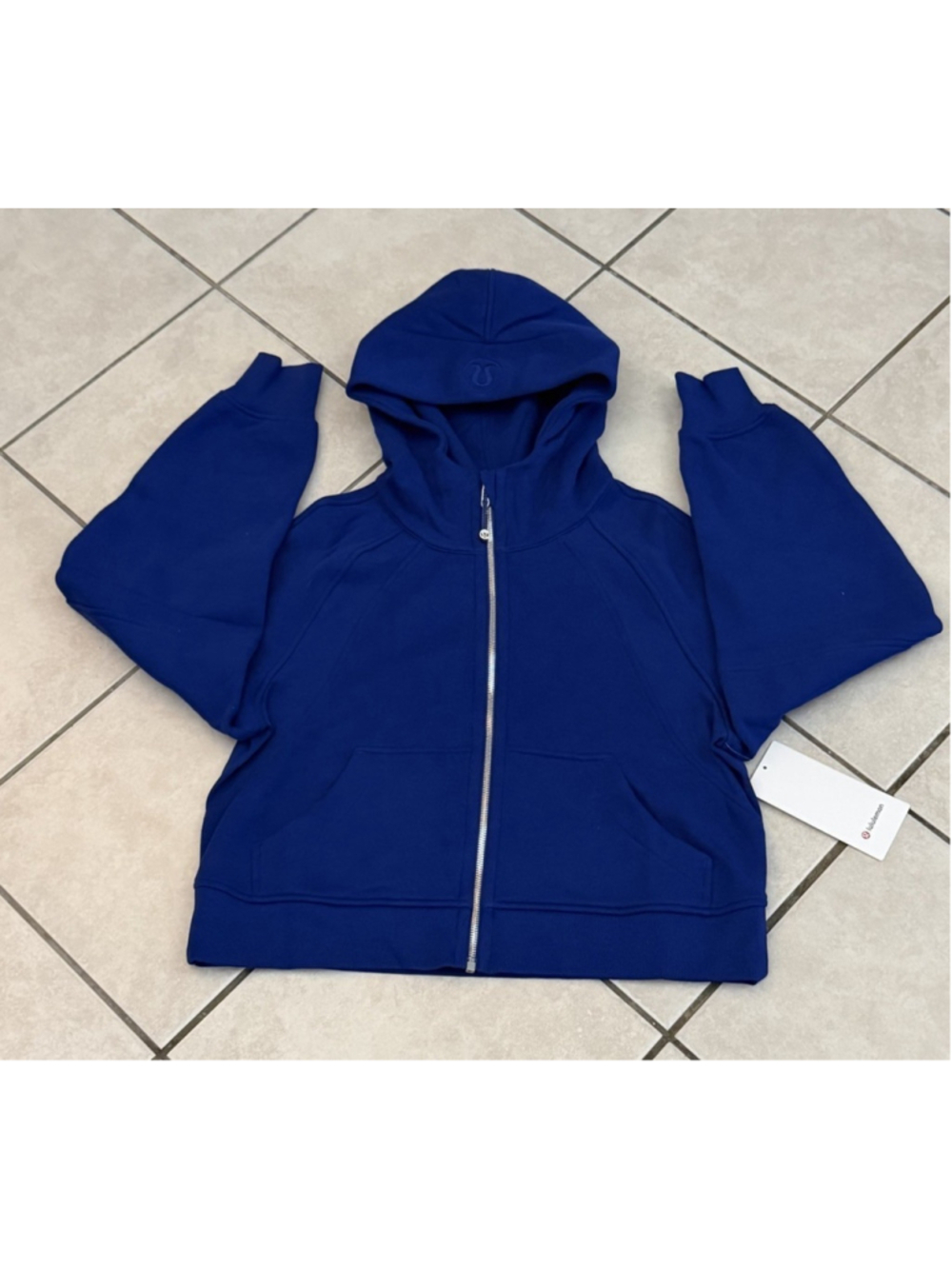 LULULEMON SCUBA OVERSIZED HOODIE RIVERSIDE BLUE Size XS/S